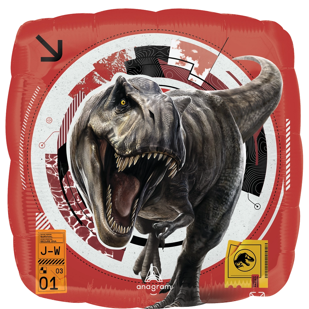 18” Jurassic World Rebirth foil balloon