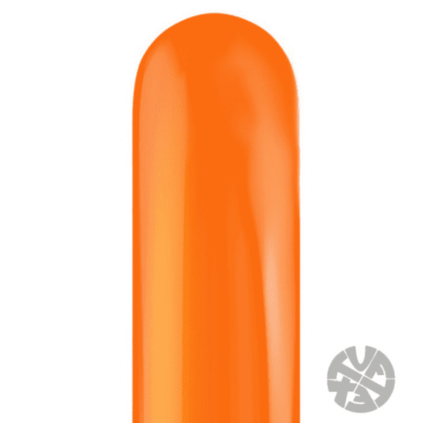 TUFTEX 260 Standard orange Latex Balloons - 50 CT