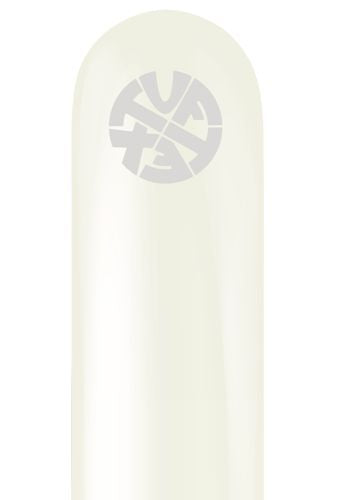 TUFTEX 260 Standard White Latex Balloons - 50 CT