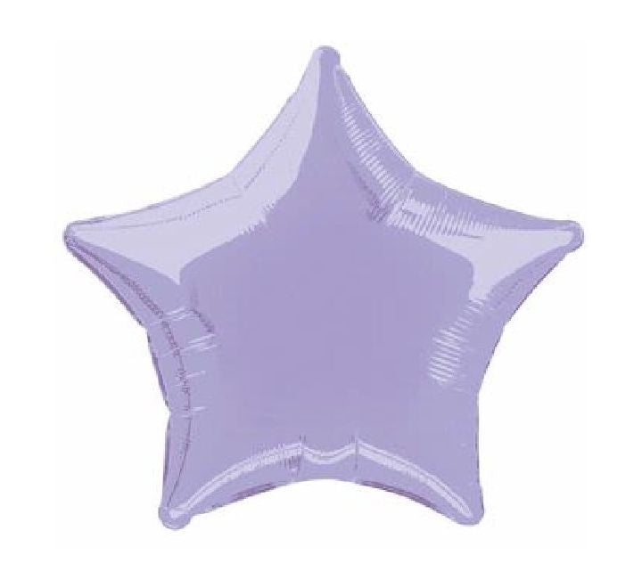 20” Unique lavander star foil balloon