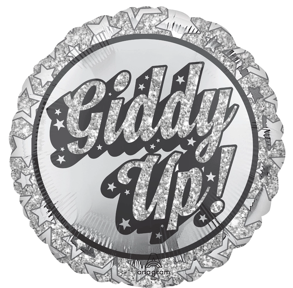 18” Disco Western Foil Balloon