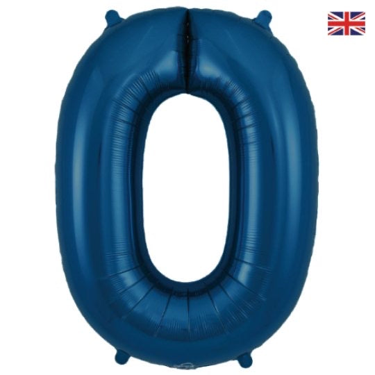 Oaktree 34” Matt navy 0 foil number
