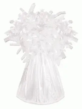 Unique white foil balloon weight (1ct)
