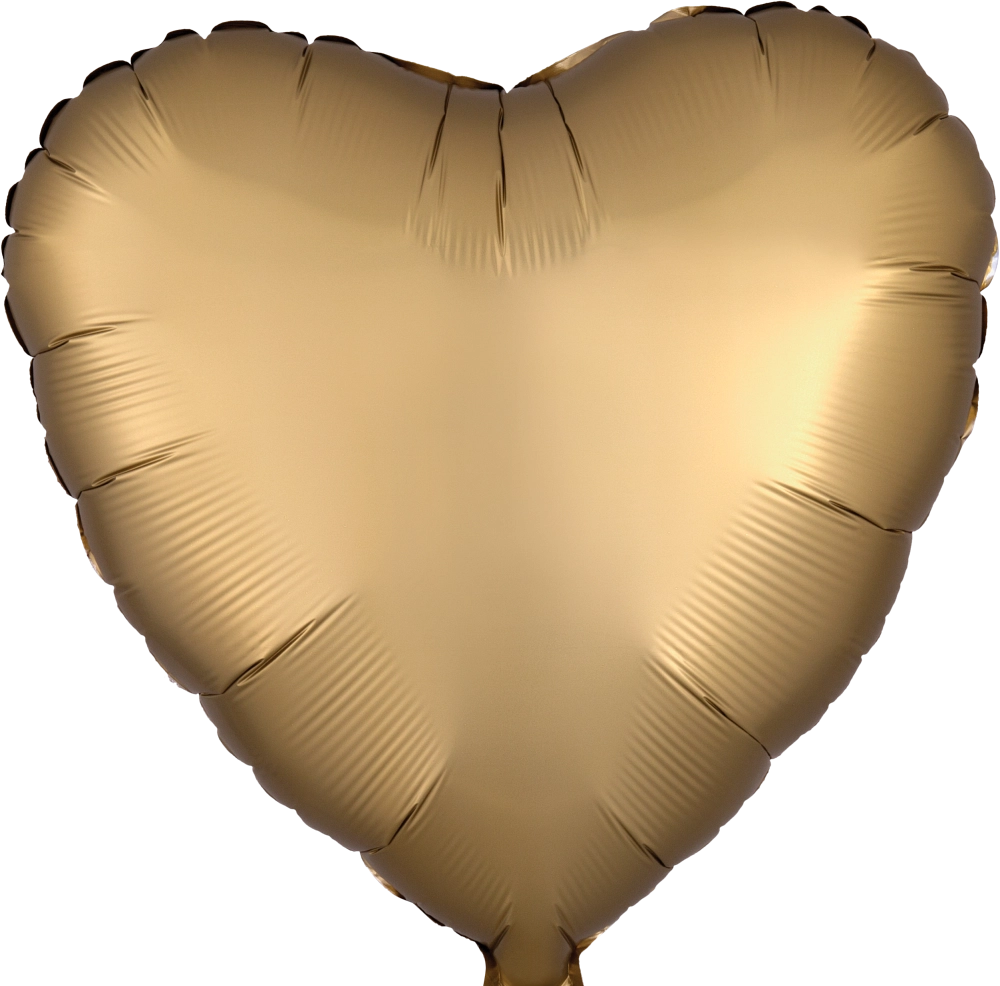 18” 36803 Satin Luxe™ Gold Sateen Heart
