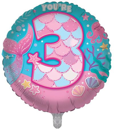18” Age 03 Female Juv foil balloon