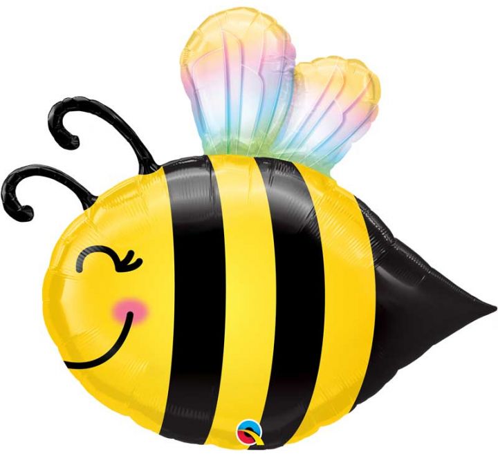 38” sweet bee foil balloon