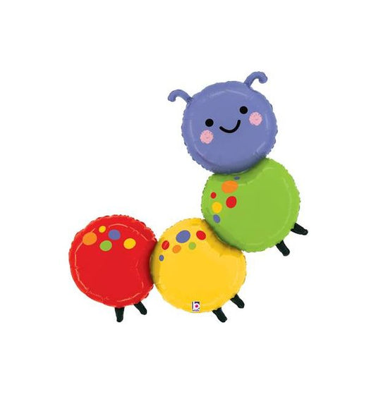 39" Caterpillar foil shape balloon