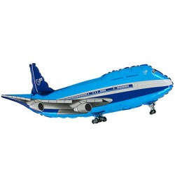30IN BLUE AEROPLANE SUPERSHAPE