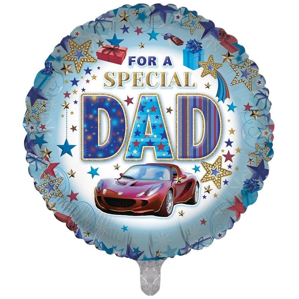 18” happy birthday dad tradition foil balloon