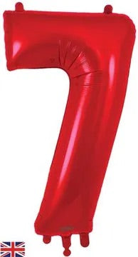 Oaktree 34” red 7 foil number