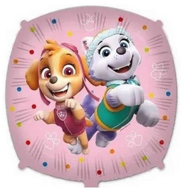 18” paw patrol skye and everest foil balloon