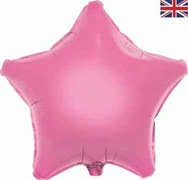 19” oaktree pink star foil balloon (unpackaged)