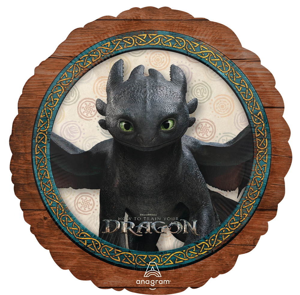 18” How to train your dragon foil balloon