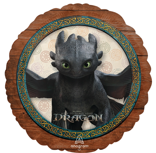18” How to train your dragon foil balloon
