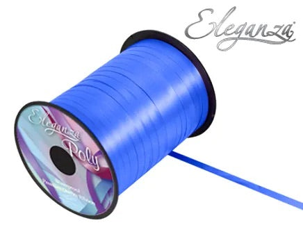 Eleganza Poly Curling Ribbon 5mm x500yds No.18 Royal Blue