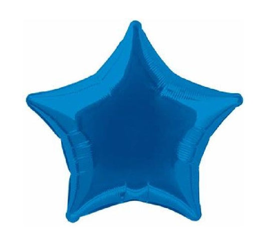 20” Unique royal blue star foil balloon