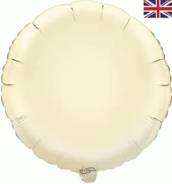 18” oaktree ivory round foil balloon (unpackaged)