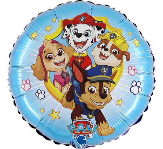 18” Paw patrol action foil balloon