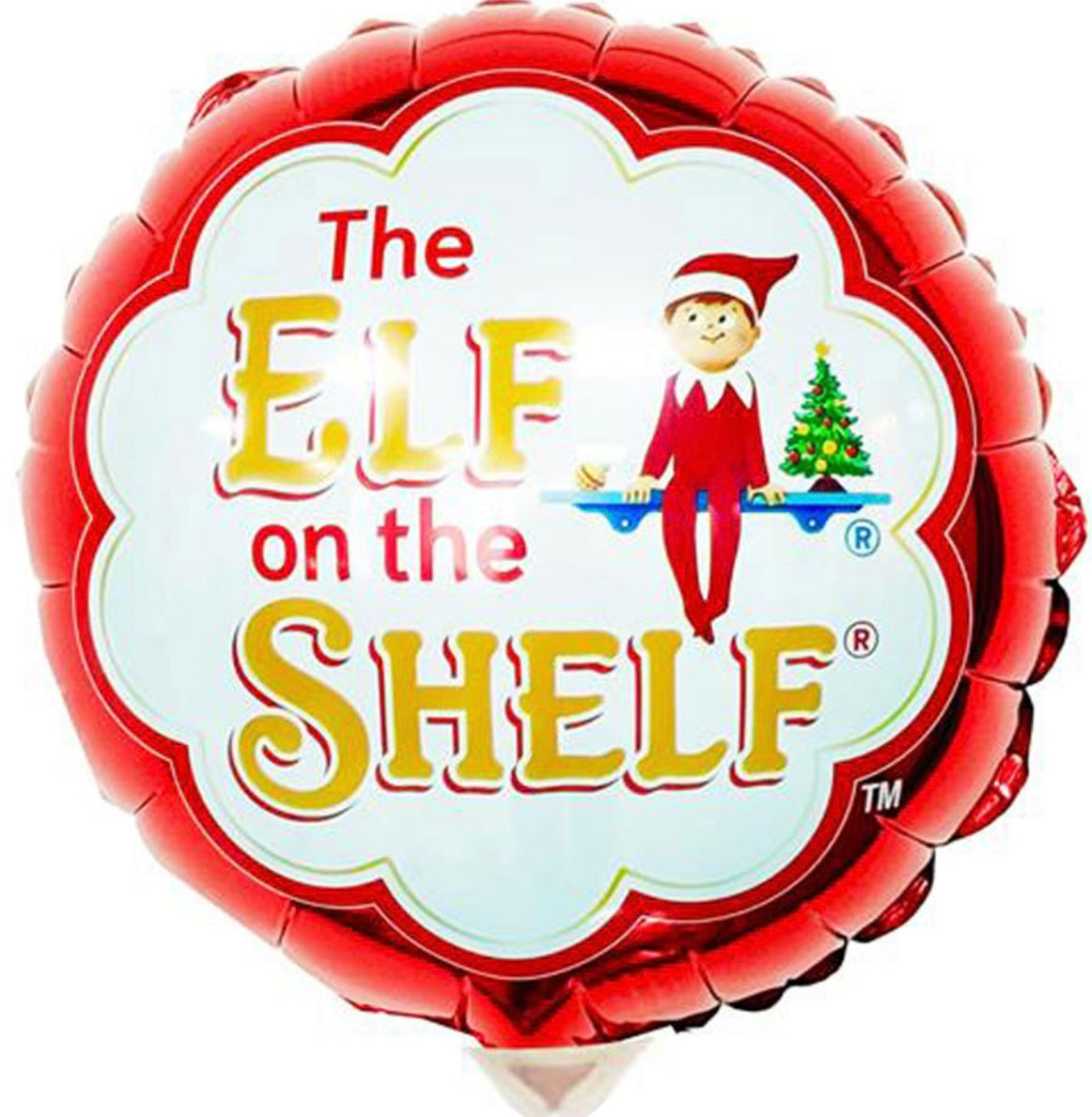 9 inch Elf On The Shelf Round Foil Balloon