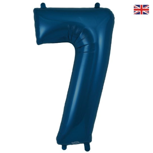 Oaktree 34” Matt navy 7 foil number