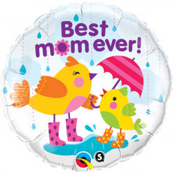18” best mom ever foil balloon