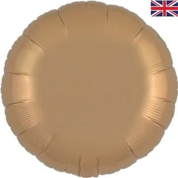 18” oaktree satin latte round foil balloon (unpackaged)