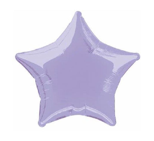 20” Unique lavander star foil balloon