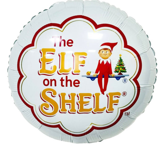 18 inch Elf On The Shelf Round Foil Balloon
