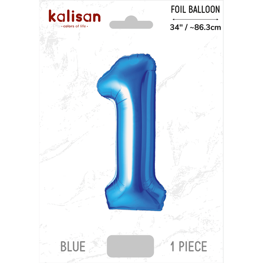 Kalisan – Blue – 34inch Foil Number 1 – 170134041