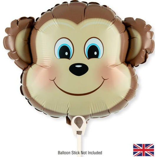 Oaktree Mini Shape 10inch/25.5cm Cute Monkey Metallic (For Air)