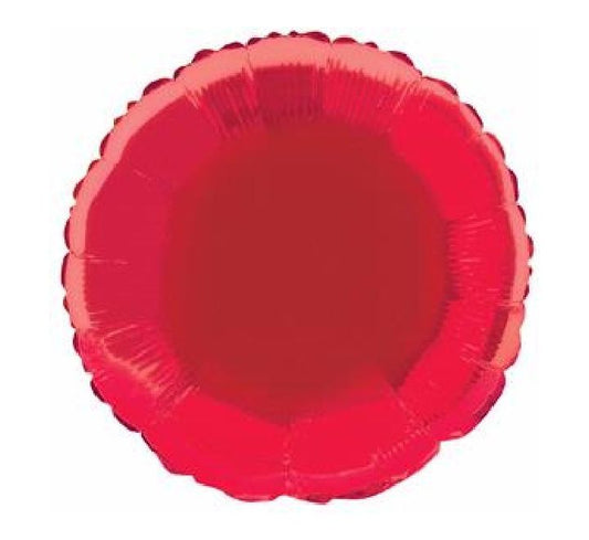 18” Unique red round foil balloon