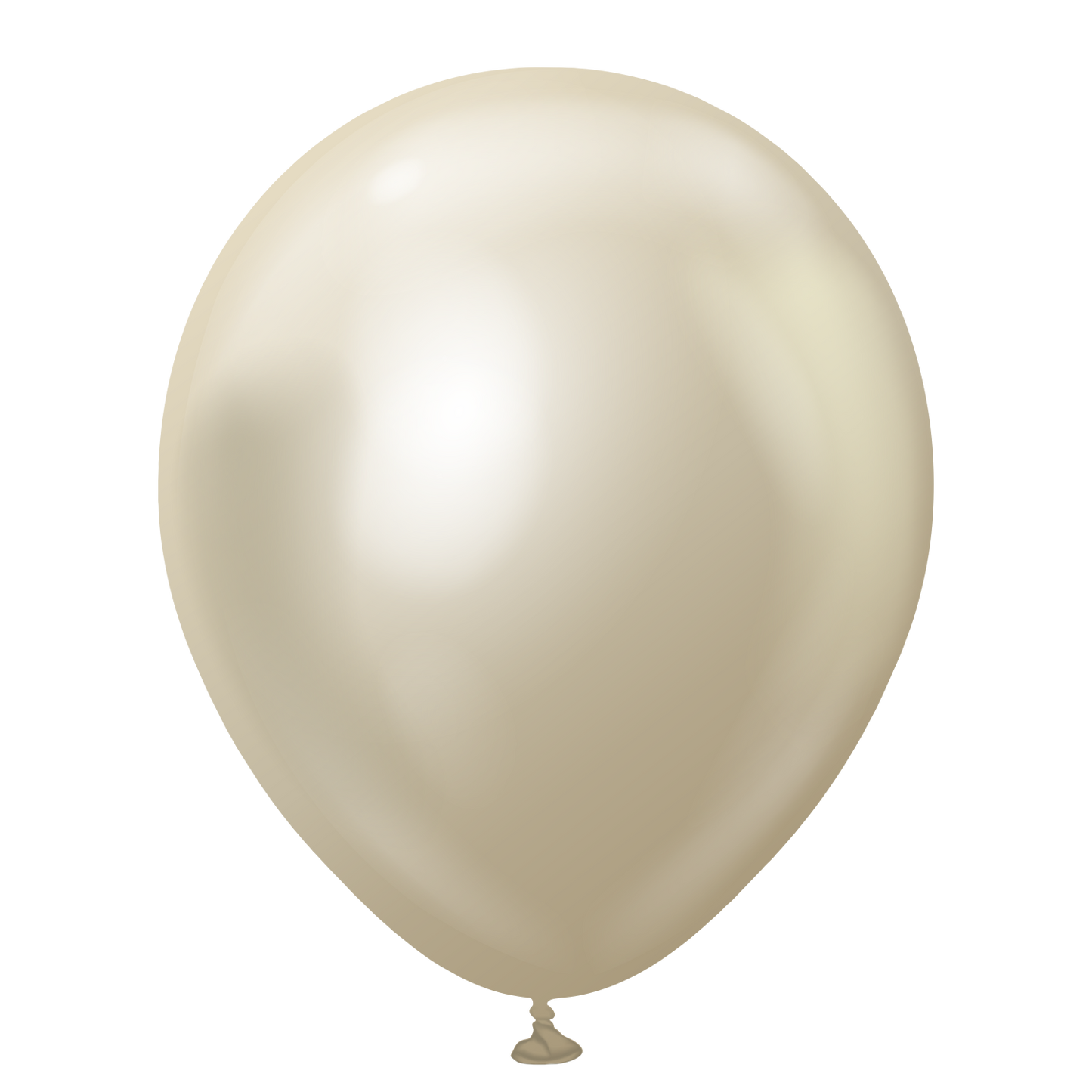 Kalisan Latex – 5″ Mirror White Gold – 100CT – 10550111