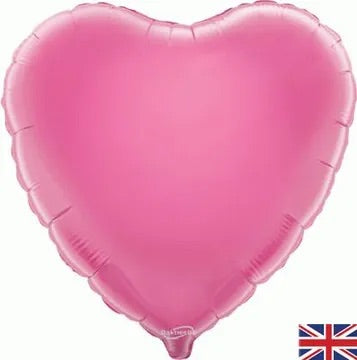 18” oaktree pink heart foil balloon (unpackaged)