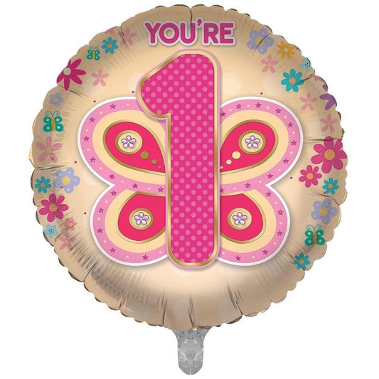 18” Sensations age 1 birthday foil balloon