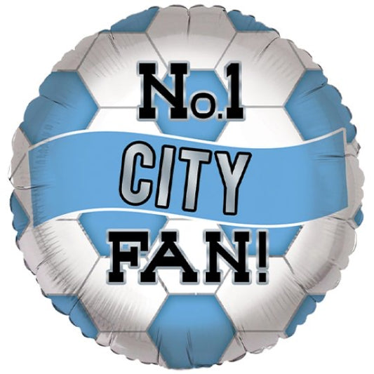 18” No1 City fan foil balloon