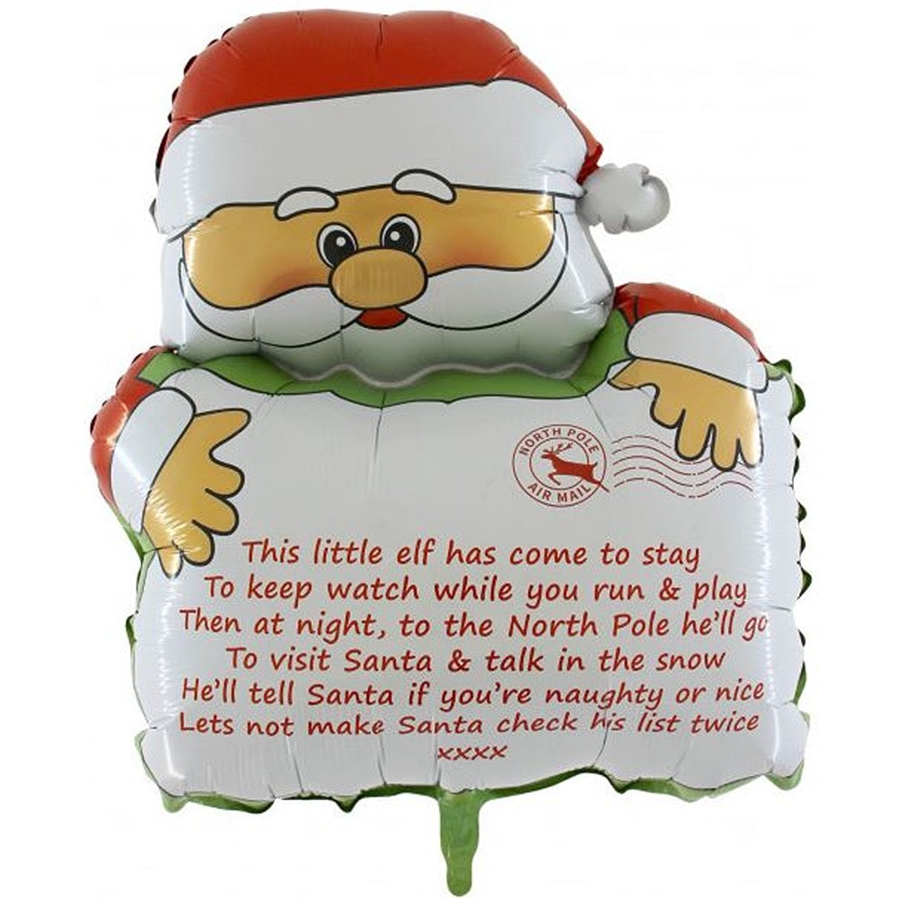 28”  Santa Holding Personalised Letter Shape