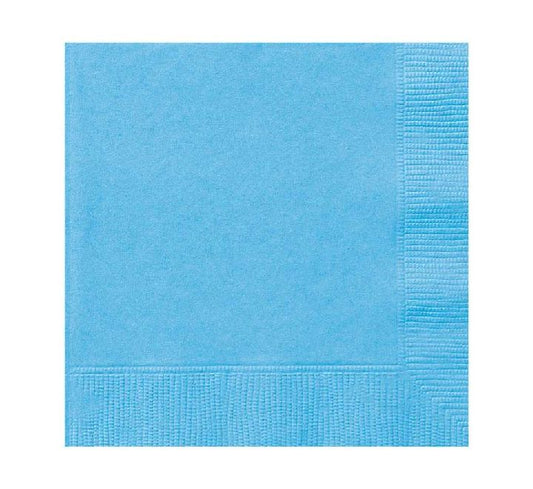 Unique (50) 33CM POWDER BLUE L/NAPKINS