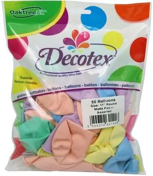 Decotex 5” matte pastel assorted