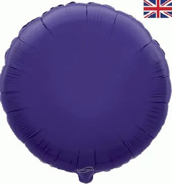 18” oaktree purple round foil balloon (unpackaged)