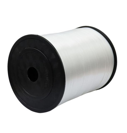 Gemar Poly Curling Ribbon 5mm x500yds No.01 White