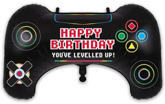 31” Game controller holographic foil balloon