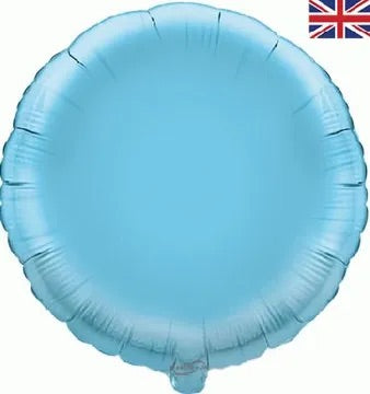 18” oaktree light blue round foil balloon (unpackaged)