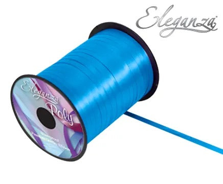 Eleganza Poly Curling Ribbon 5mm x500yds No.55 Turquoise