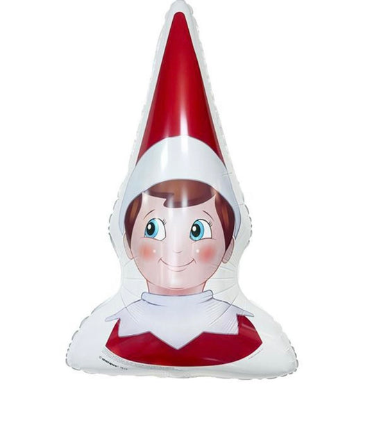 34 inch Elf On The Shelf Head Foil Balloon