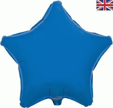 19” oaktree blue star foil balloon (unpackaged)