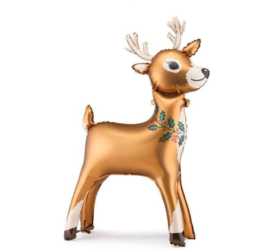 42 inch Standing Reindeer Foil Balloon