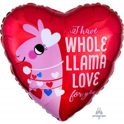 ANAGRAM 18″ LLAMA LOVE STANDARD