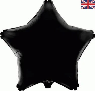 19” oaktree black star foil balloon (unpackaged)