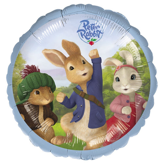 18” peter rabbit foil balloon