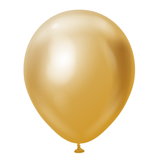 Kalisan Latex – 5″ Mirror Gold – 100CT – 10550011